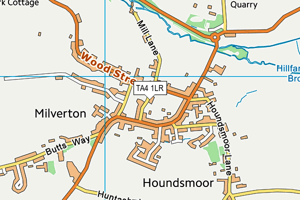 TA4 1LR map - OS VectorMap District (Ordnance Survey)