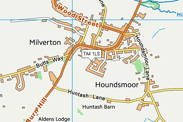 TA4 1LS map - OS VectorMap District (Ordnance Survey)