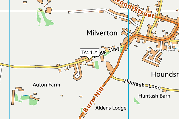 TA4 1LY map - OS VectorMap District (Ordnance Survey)