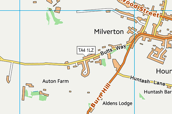 TA4 1LZ map - OS VectorMap District (Ordnance Survey)