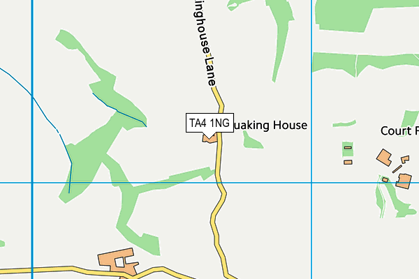 TA4 1NG map - OS VectorMap District (Ordnance Survey)