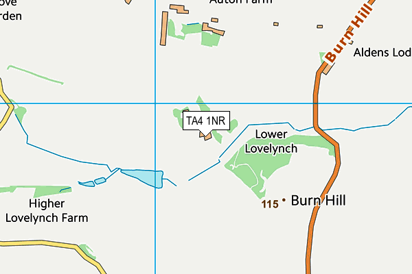 TA4 1NR map - OS VectorMap District (Ordnance Survey)