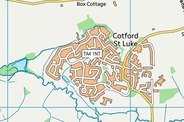 TA4 1NT map - OS VectorMap District (Ordnance Survey)