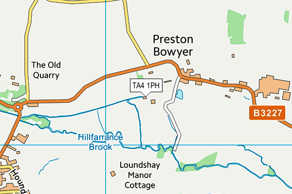 TA4 1PH map - OS VectorMap District (Ordnance Survey)