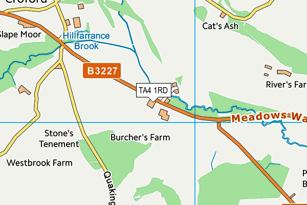 TA4 1RD map - OS VectorMap District (Ordnance Survey)