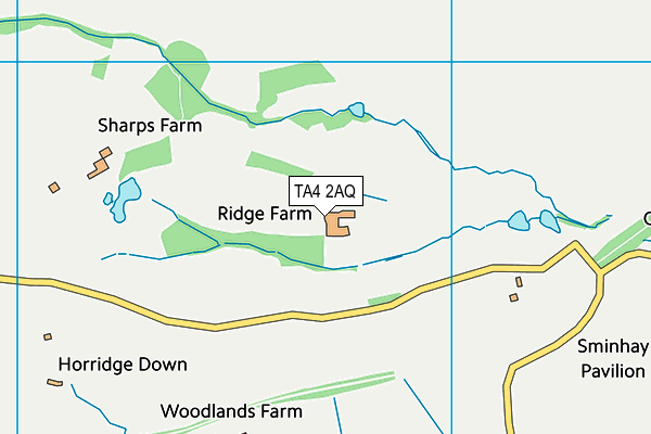 TA4 2AQ map - OS VectorMap District (Ordnance Survey)