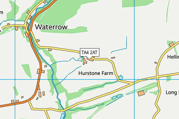 TA4 2AT map - OS VectorMap District (Ordnance Survey)