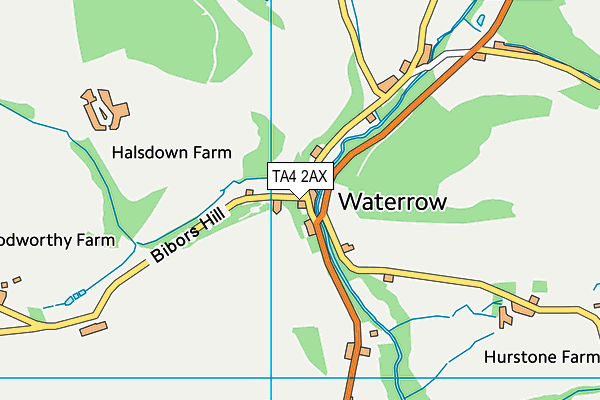 Chipstable Parish Community Hall map (TA4 2AX) - OS VectorMap District (Ordnance Survey)