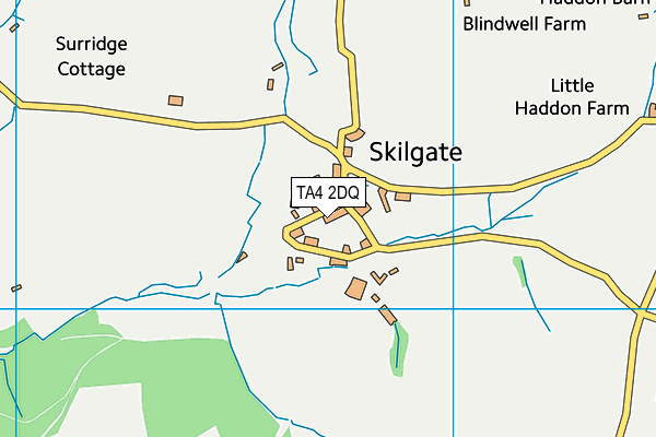 TA4 2DQ map - OS VectorMap District (Ordnance Survey)