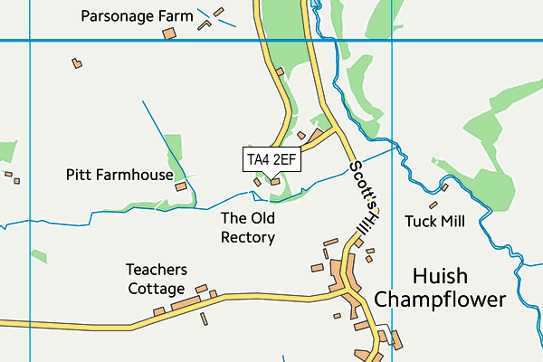 TA4 2EF map - OS VectorMap District (Ordnance Survey)