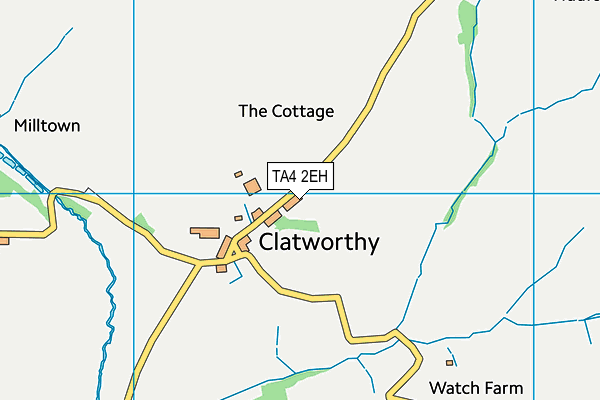 TA4 2EH map - OS VectorMap District (Ordnance Survey)