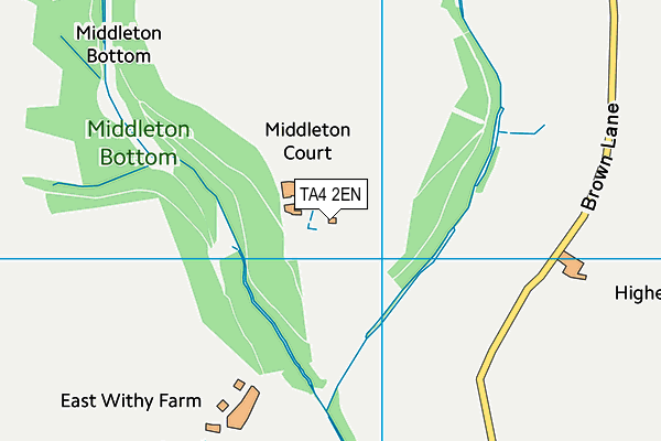 TA4 2EN map - OS VectorMap District (Ordnance Survey)