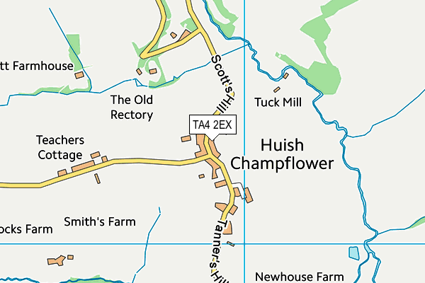 TA4 2EX map - OS VectorMap District (Ordnance Survey)