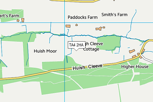 TA4 2HA map - OS VectorMap District (Ordnance Survey)