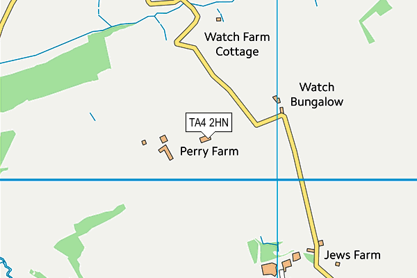 TA4 2HN map - OS VectorMap District (Ordnance Survey)