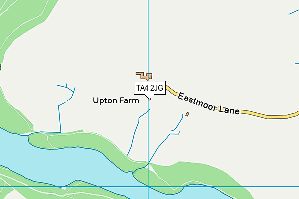 TA4 2JG map - OS VectorMap District (Ordnance Survey)