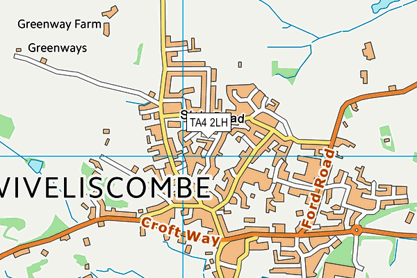 TA4 2LH map - OS VectorMap District (Ordnance Survey)