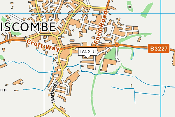 TA4 2LU map - OS VectorMap District (Ordnance Survey)