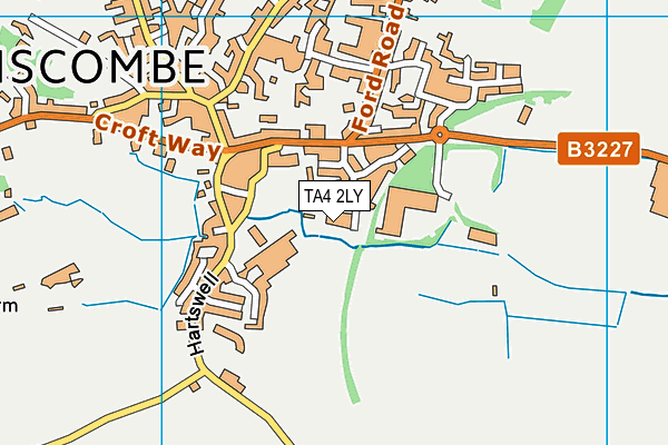 TA4 2LY map - OS VectorMap District (Ordnance Survey)