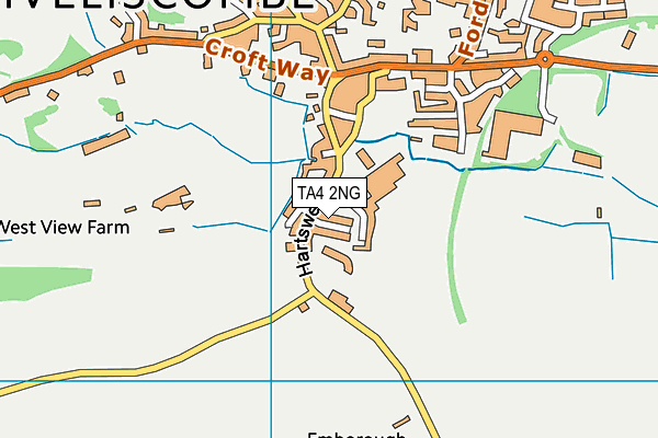 TA4 2NG map - OS VectorMap District (Ordnance Survey)