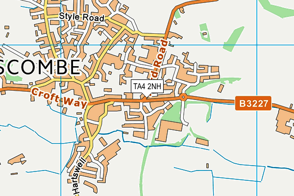 TA4 2NH map - OS VectorMap District (Ordnance Survey)