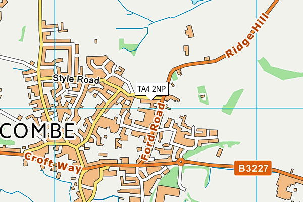 TA4 2NP map - OS VectorMap District (Ordnance Survey)