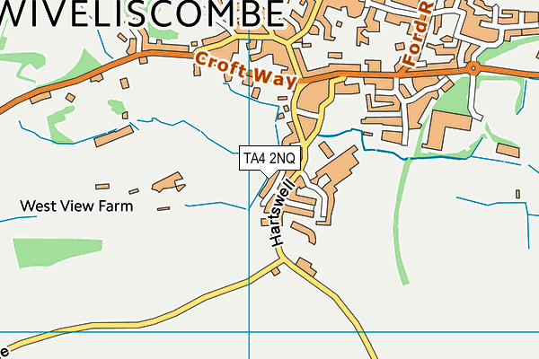 TA4 2NQ map - OS VectorMap District (Ordnance Survey)