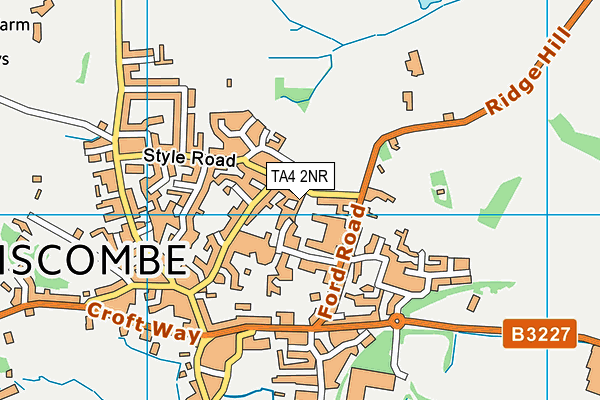 TA4 2NR map - OS VectorMap District (Ordnance Survey)