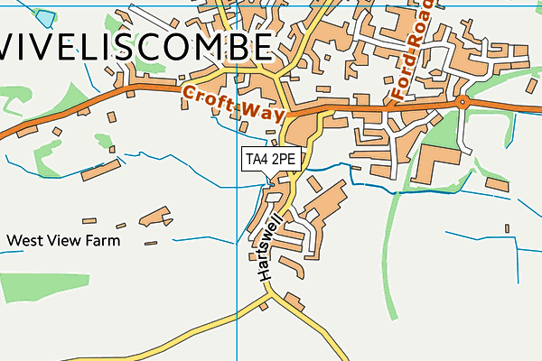 TA4 2PE map - OS VectorMap District (Ordnance Survey)