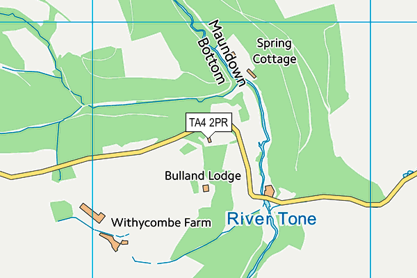 TA4 2PR map - OS VectorMap District (Ordnance Survey)