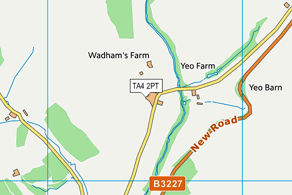 TA4 2PT map - OS VectorMap District (Ordnance Survey)