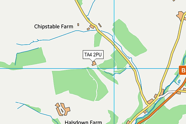 TA4 2PU map - OS VectorMap District (Ordnance Survey)