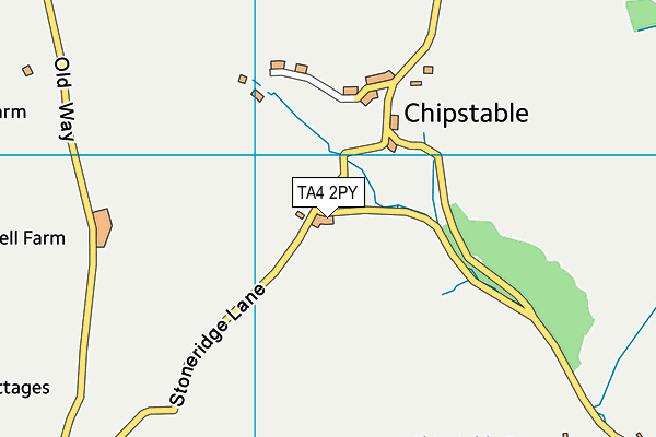 TA4 2PY map - OS VectorMap District (Ordnance Survey)