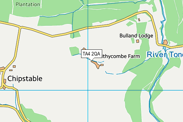 TA4 2QA map - OS VectorMap District (Ordnance Survey)