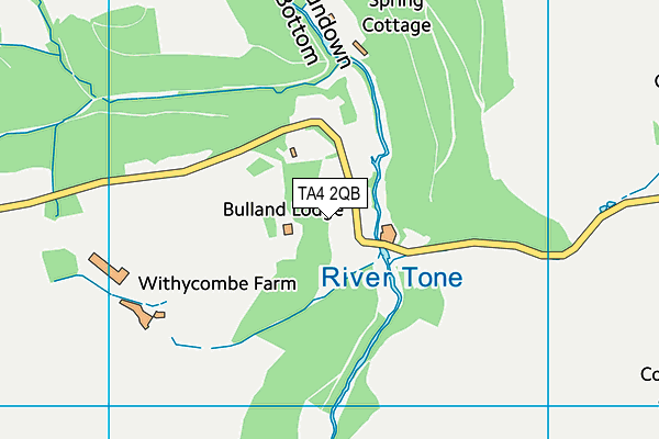 TA4 2QB map - OS VectorMap District (Ordnance Survey)