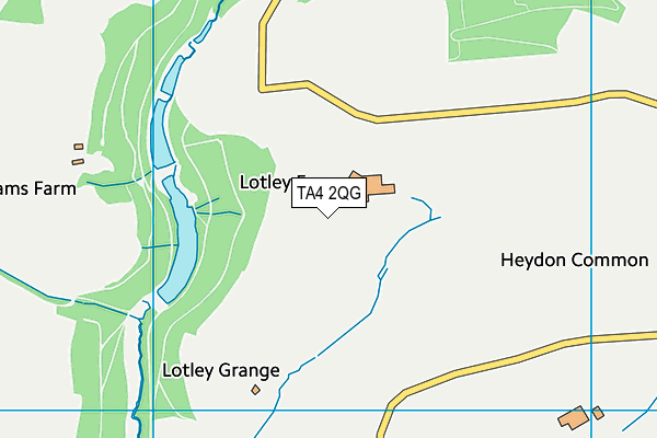 TA4 2QG map - OS VectorMap District (Ordnance Survey)