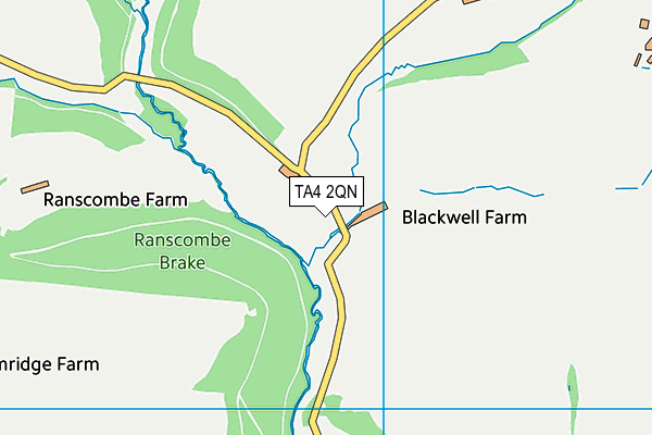 TA4 2QN map - OS VectorMap District (Ordnance Survey)