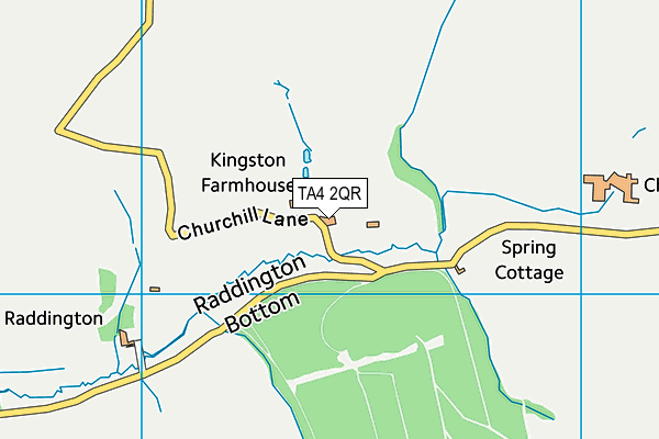 TA4 2QR map - OS VectorMap District (Ordnance Survey)