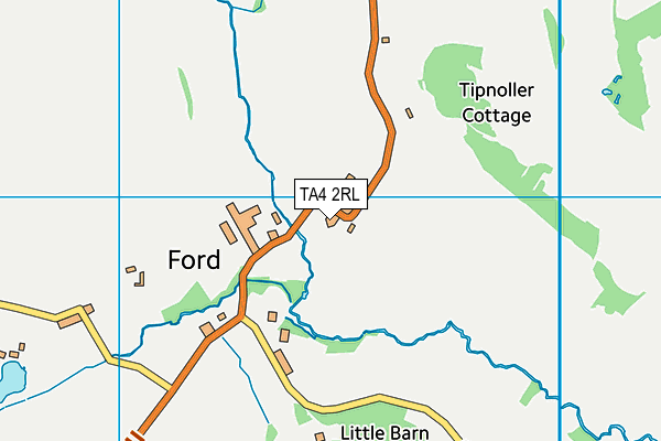 TA4 2RL map - OS VectorMap District (Ordnance Survey)