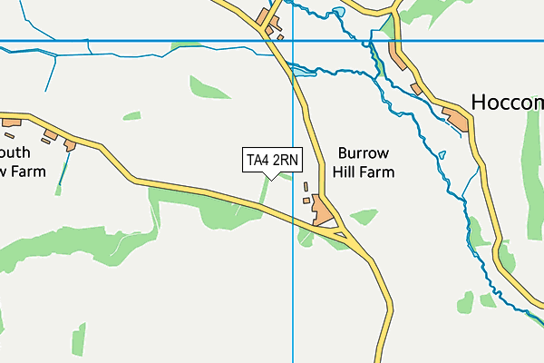 TA4 2RN map - OS VectorMap District (Ordnance Survey)