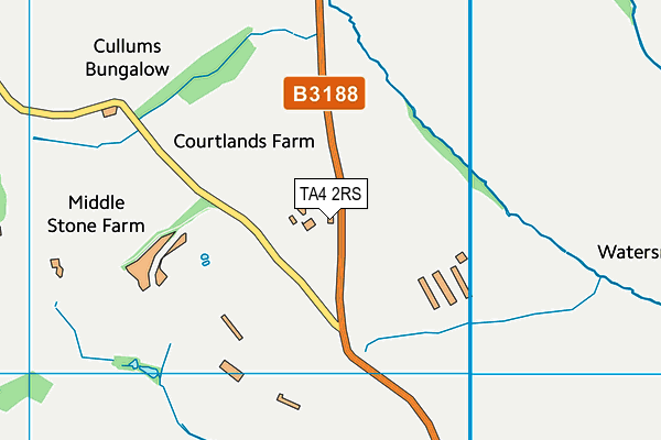 TA4 2RS map - OS VectorMap District (Ordnance Survey)