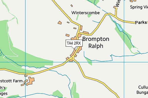 TA4 2RX map - OS VectorMap District (Ordnance Survey)
