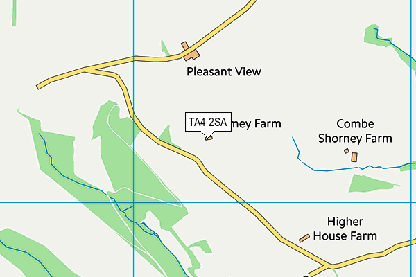 TA4 2SA map - OS VectorMap District (Ordnance Survey)