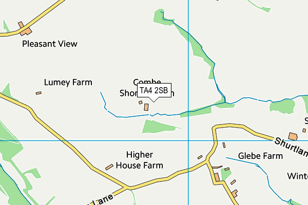 TA4 2SB map - OS VectorMap District (Ordnance Survey)