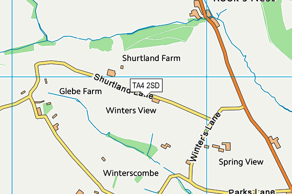 TA4 2SD map - OS VectorMap District (Ordnance Survey)