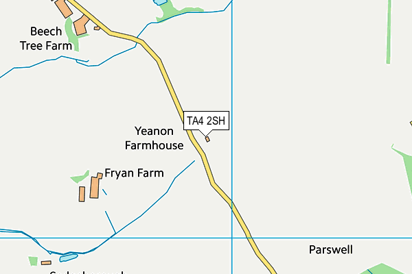 TA4 2SH map - OS VectorMap District (Ordnance Survey)