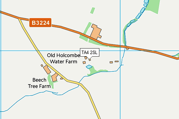 TA4 2SL map - OS VectorMap District (Ordnance Survey)