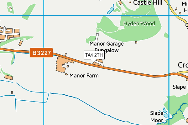 TA4 2TH map - OS VectorMap District (Ordnance Survey)