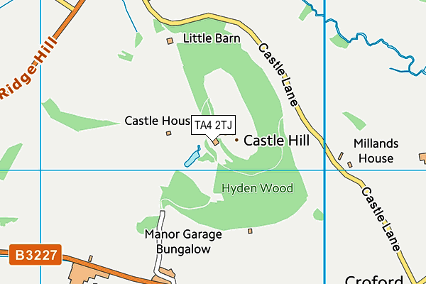 TA4 2TJ map - OS VectorMap District (Ordnance Survey)