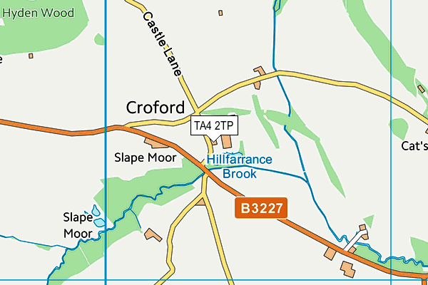 TA4 2TP map - OS VectorMap District (Ordnance Survey)